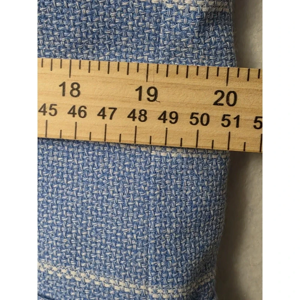 Tailorbyrd Mens Sport Coat Windowpane Blue 42R Paisley Lining NWT